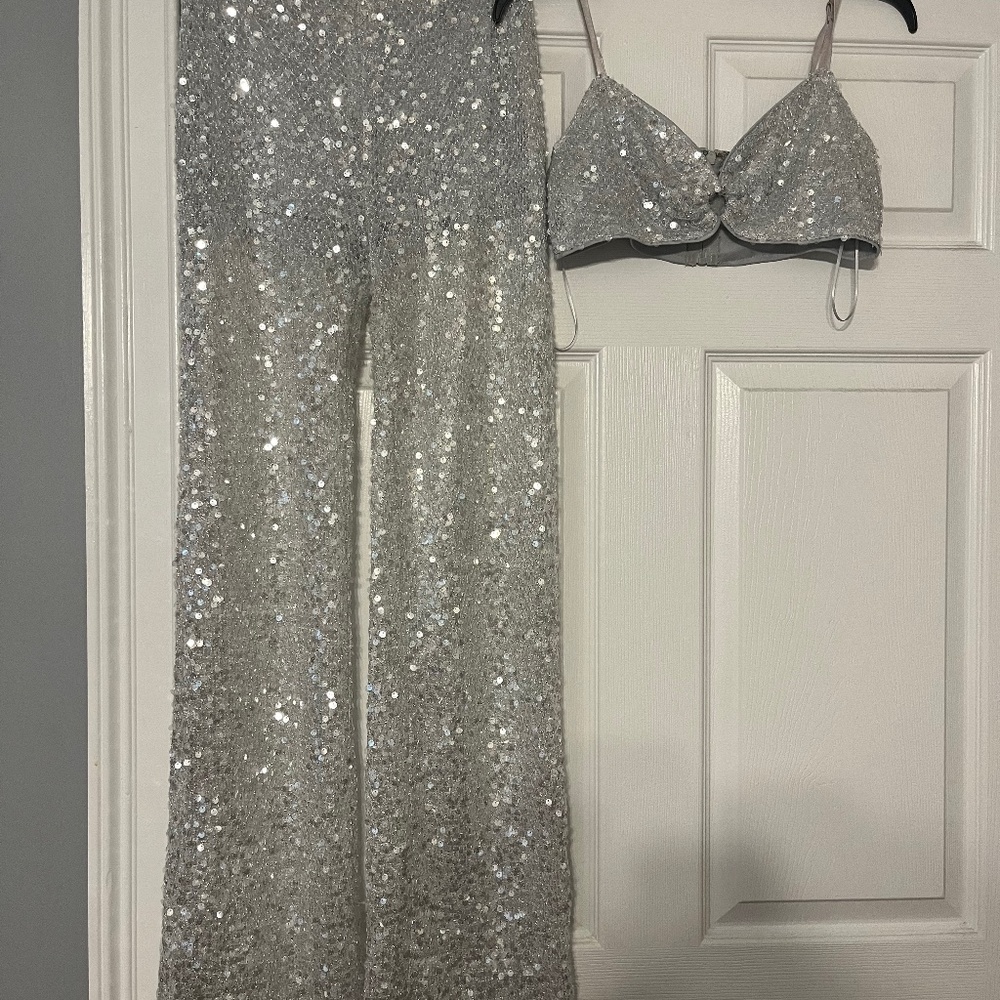 Sequin Set Top and Bottom